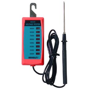 ALLOSUN GK503B NEON Electric Fence Voltage Tester and Fault Finder Max 7 kV, NOT LED, Red