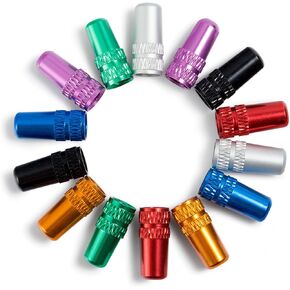 بريستا غطاء صمام 14 قطعة دراجة الإطارات صمام قبعات متعدد الألوان بأكسيد تشكيله سبائك الألومنيوم دراجة الغبار يغطي النمط الفرنسي in Kuwait