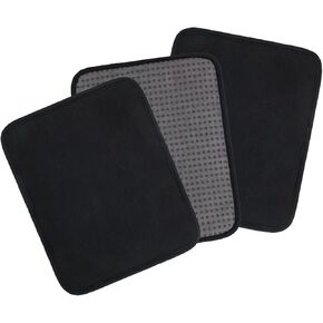 2&3&4P Bowling Ball Towel, 10 × 8 Inch Microfiber Bowling Ball Cleaner Towel to Wipe Off Ball Bowling Pad Towel with Easy Grip Dots Bowling Ball Shammy Pad to Improve Grip and Precision