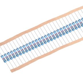 uxcell 30Pcs 0.12 Ohm Resistor, 1W 1% Tolerance Metal Film Resistors, Lead, 5 Bands for DIY Electronic Projects and Experiments