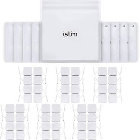 iSTIM Super Soft 2"x2" TENS Unit Electrodes for TENS Massage EMS - 100% JAPANESE GEL (2"X2" - 48 Pieces)