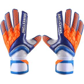 قفازات حارس مرمى كرة القدم الاحترافية مع حافظة أصابع احترافية ونخيل لاتكس فاخر مقاس 4 مم، قبضة وحماية فائقة، قفازات حارس المرمى للشباب والكبار in Kuwait