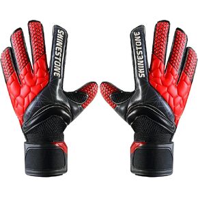 Pro-Level Soccer Goalkeeper Gloves with Pro Fingersaves and 4MM Premium Latex Palms,Superior Grip & Protection, Goalie Gloves for Youth&Adult