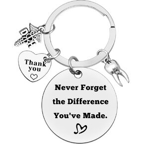 Xiahuyu Dental Hygienist Gifts Keychain Dentist Appreciation Gift Dental Assistant Gift Dental Student Graduation Gift Retirement Leaving Christmas Birthday Thank You Gift for Dental Hygienist