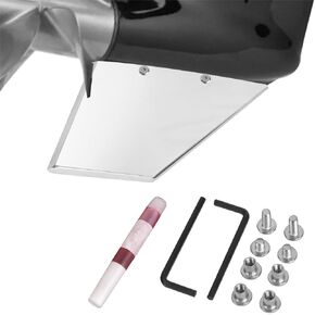Safe-Skeg Protector, Haoguo 316 Stainless Steel with Drain Holes, Compatible with Mercruiser Inboard/Outboard - Alpha 1 Second Generation Drives, 1991 to Present, Preventing Damage to the Stern Fin