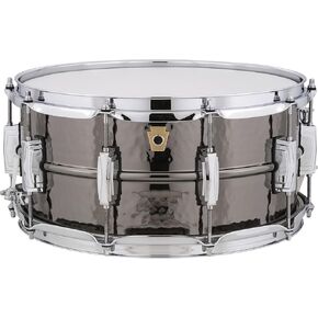 Ludwig Black Beauty Snare Drum - 6.5 x 14 inch, Black Nickel Hammered with Imperial Lugs