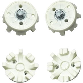 28 PCS Golf Shoes Spike Golf Shoe Cleats Golf Spikes Replacement Screw in Golf Cleats Easy to Install (White)