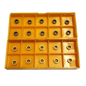 R3 20pcs RCMT0602M0-P1025+RCMT0602M0-P1130 Circular milling Cutter Insert Made of Hard Alloy, Used for SGCR/LSRDCN milling Cutter Holder