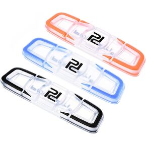 PATIKIL Tennis Racket Vibration Dampener, 3 Pack Soft Silicone Racquet Shock Absorber String Damping, Black, Blue, Orange