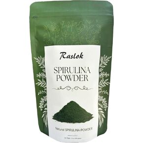 Pure Spirulina Powder | Immune Support and Antioxidants | No Filler & Non-GMO, Rich in Vegan Protein (3.52 Oz)