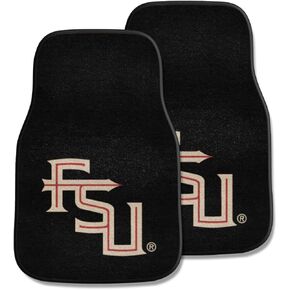 FANMATS NCAA Unisex-Adult Front Carpet Car Mat Set - 2 Pieces