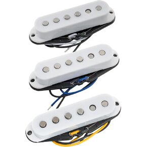 Musiclily Pro ST-60SE Staggered Alnico 5 Single Coil Bridge Pickup for Strat Style Electric Guitar, Black