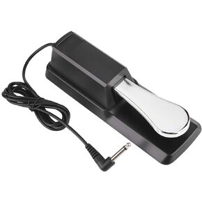 Keyboard Sustain Pedal Digital Piano Damper Universal Accessory Compatible with Electronic Pianos,Black.