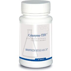 Biotics Research Cytozyme Thy Neonatal Thymus Concentrate. Supports Health of The Thymus Gland. Healthy Immune Response and Pathway Processes. Supports Immune System 60 Tabs