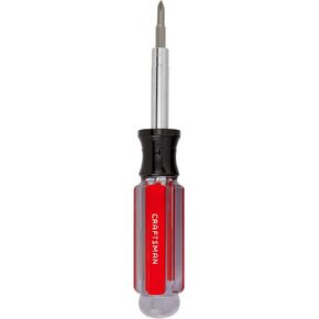 CRAFTSMAN Screwdriver Multi-Bit Set, 6 in 1, Acetate Handle (CMHT66052)