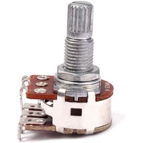Healifty Shaft Potentiometer MN25K 25K OHM Linear Taper Rotary Guitar Part for Bass GP309
