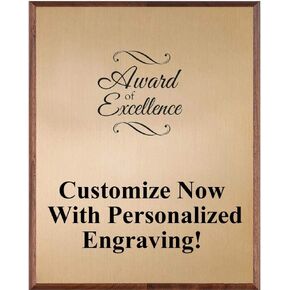 Crown Awards Award of Excellence Plaques, 7x9 Color Printed Plaque Award of Excellence Trophy Plaque Prime