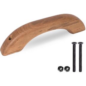 Made Teak Handrail Handle for Boat and RV