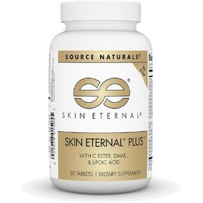 Source Naturals Skin Eternal Plus, with C Ester, DMAE, & Lipoic Acid - 30 Tablets