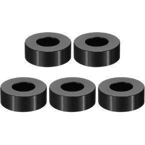 PATIKIL M12 Aluminum Spacers, 5 Pcs Metal Spacer Aluminum M12 x 1" OD x 1/2" L Aluminum Spacer Screw Standoff Round for 1/2" or M12 Screw Bolts