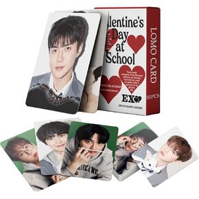 مجموعة بطاقات الصور الفوتوغرافية لعيد الحب في المدرسة من Yuto exo، مجموعة بطاقات Lomo الجديدة لمشجعي exo، سلع هدايا للبنين والبنات in Saudi Arabia