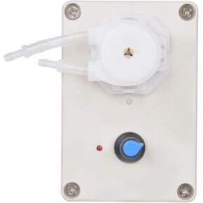 Peristaltic Liquid Pump, 50/60HZ Industrial Peristaltic Liquid Pump Adjustable Pump Body Flowing Dosing Pump for Lab Analytical Experimental Pharmaceutical, US Plug AC100V-240V