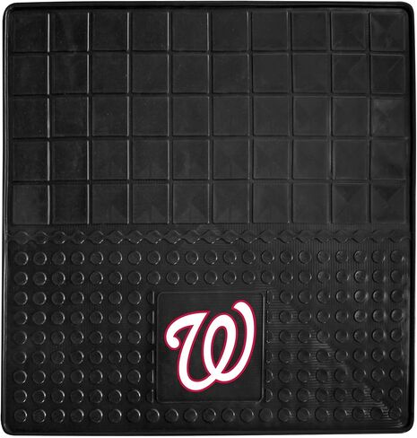 سجادات سيارة FANMATS 12347 MLB Washington Nationals للصف الخلفي - مجموعة من قطعتين، 14 بوصة. × 17 بوصة، حماية من جميع الأحوال الجوية، ملاءمة عالمية، تصميم خزان عميق، شعار الفريق المصبوب in Kuwait