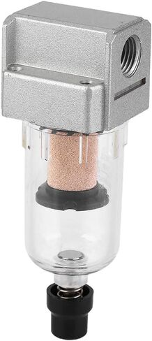 G1/4" Air Line Filter, Water and Oil Separator for Air Line Replacement AF2000-02 Particulate Filter Water Trap Separator, 750L/min Automatic Drain in Saudi Arabia