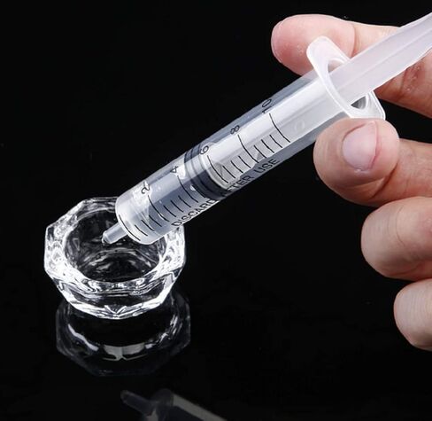 20 قطعة 10 مل حقنة بلاستيكية مع قياس للاستخدام الصناعي فقط مناسبة للقياس ونقل الري وإعادة التعبئة in Kuwait