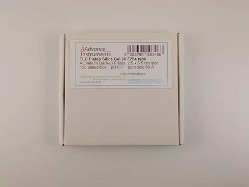 TLC Plates 120/box Aluminum Backed Silica Gel 60 F254 2.5cm x 6.5cm Precut Size AAdvance Instruments in Kuwait