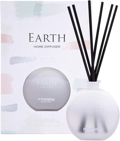 Fragrances Reed Diffusers Set, Orange Rose Jasmine Aromatherapy Diffuser Set and 7 Rattan Sticks Set,Oil Diffuser & Reed Diffuser Sticks, Home Decor & Office Decor, Fragrance and Gifts in Kuwait