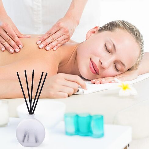 Fragrances Reed Diffusers Set, Orange Rose Jasmine Aromatherapy Diffuser Set and 7 Rattan Sticks Set,Oil Diffuser & Reed Diffuser Sticks, Home Decor & Office Decor, Fragrance and Gifts in Kuwait