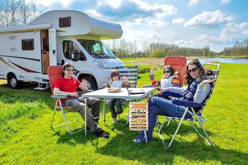 علامات التخييم flyab، 8 "× 12" علامة قواعد التخييم، علامة ديكور العربة ريفي للتخييم rv السفر المقطورات الجدار نافذة الملحقات مضحك علامة التخييم لصيف عيد الميلاد in Kuwait