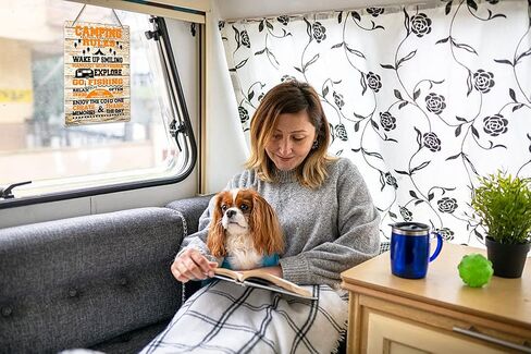 علامات التخييم flyab، 8 "× 12" علامة قواعد التخييم، علامة ديكور العربة ريفي للتخييم rv السفر المقطورات الجدار نافذة الملحقات مضحك علامة التخييم لصيف عيد الميلاد in Kuwait