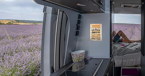 علامات التخييم flyab، 8 "× 12" علامة قواعد التخييم، علامة ديكور العربة ريفي للتخييم rv السفر المقطورات الجدار نافذة الملحقات مضحك علامة التخييم لصيف عيد الميلاد in Kuwait