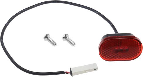 eMagTech Rear Tail LED Light Compatible with Xiaomi M365 Pro 2 Version Electric Scooter Rear Fender Light Rear Mudguard Lamp with Mounting Screws in Saudi Arabia