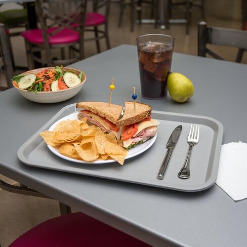 منتجات Carlisle FoodService CT121623 كافتيريا قياسية / صينية طعام سريعة، 30.48 سم × 40.64 سم، رمادي in Kuwait