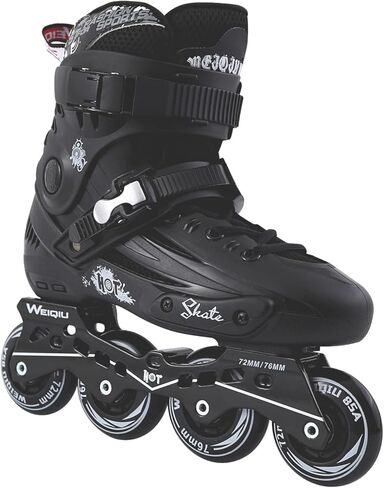 Inline Skates for Women Men, Professional Fitness Roller Skates for Unisex,4 Wheels Speed Racing Skates,Inline Skates Adult Male Female in Saudi Arabia