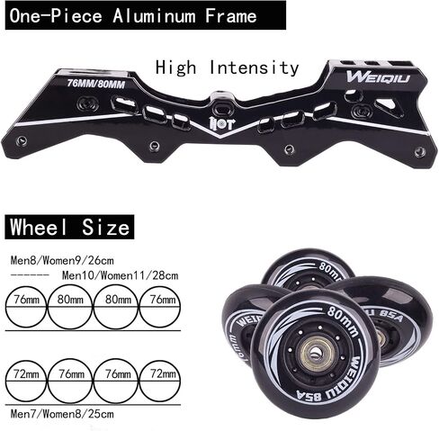 Inline Skates for Women Men, Professional Fitness Roller Skates for Unisex,4 Wheels Speed Racing Skates,Inline Skates Adult Male Female in Saudi Arabia