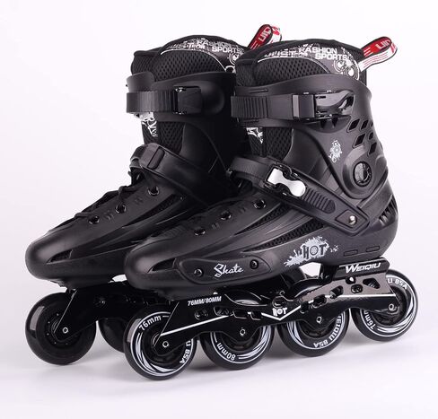 Inline Skates for Women Men, Professional Fitness Roller Skates for Unisex,4 Wheels Speed Racing Skates,Inline Skates Adult Male Female in Saudi Arabia