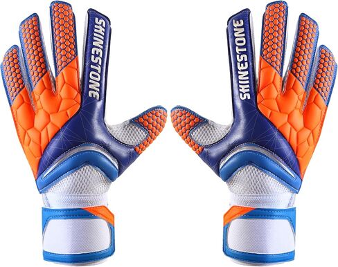 قفازات حارس مرمى كرة القدم الاحترافية مع حافظة أصابع احترافية ونخيل لاتكس فاخر مقاس 4 مم، قبضة وحماية فائقة، قفازات حارس المرمى للشباب والكبار in Kuwait