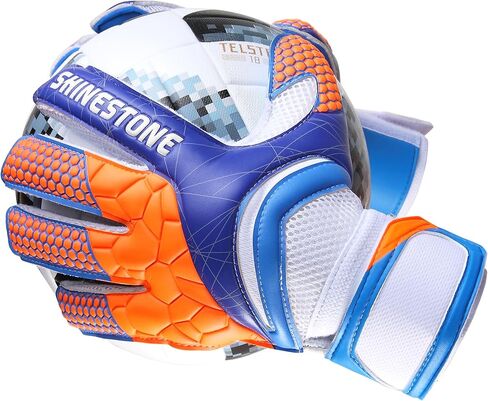 قفازات حارس مرمى كرة القدم الاحترافية مع حافظة أصابع احترافية ونخيل لاتكس فاخر مقاس 4 مم، قبضة وحماية فائقة، قفازات حارس المرمى للشباب والكبار in Kuwait