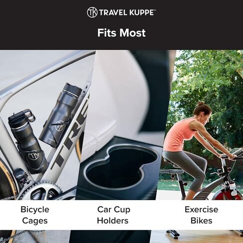 Travel Kuppe Vacuum Insulated Stainless Steel Cycling Sports Water Bottle, Includes Both Straw and Sip Lid in Saudi Arabia