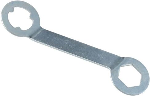 مفتاح ربط مسامير المسار 3 قطع من الألومنيوم خفيف الوزن فضي ذو واجهة مزدوجة مفتاح ربط مسامير لمنع التآكل أداة تعديل مضادة للانزلاق M5 أحذية كرة القدم in Kuwait