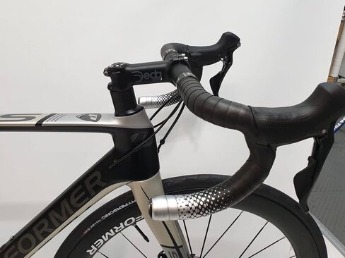 CICLOVATION BAR Tape, Leather Touch_Fusion, Synthetic Leather with Fusion Colorway on The Iridescent Textures for Superb Grip and handling Performance, T.3mm/W.30mm/L.2000mm, Fusion Silver in Saudi Arabia