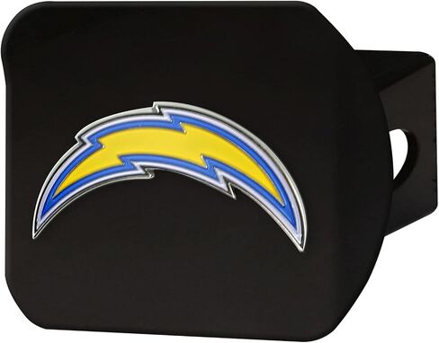 غطاء ربط معدني أسود من FANMATS 22607 Los Angeles Chargers - شعار ملون ثلاثي الأبعاد in Saudi Arabia