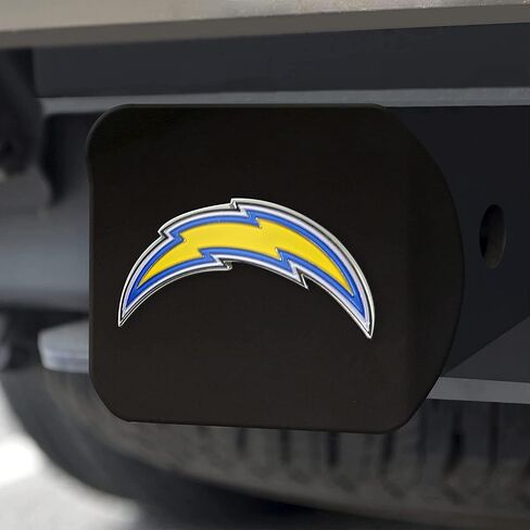غطاء ربط معدني أسود من FANMATS 22607 Los Angeles Chargers - شعار ملون ثلاثي الأبعاد in Saudi Arabia
