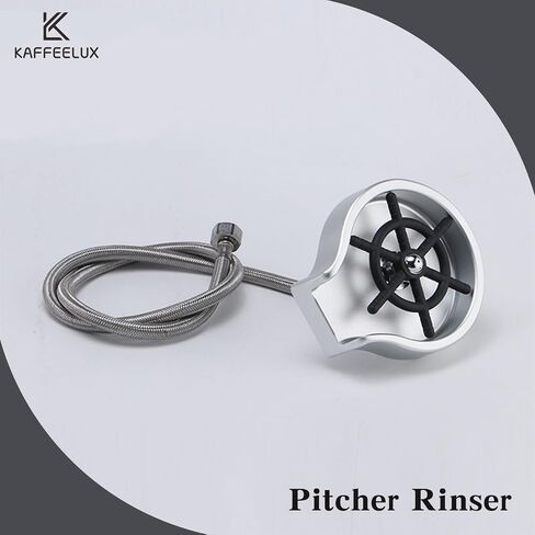Kitchen Sink Glass Washer, Glass Washer Accessories Bar Glass Washer Faucet Bottle Washer, Kitchen Sink Automatic Washing Device (Silver) in Saudi Arabia