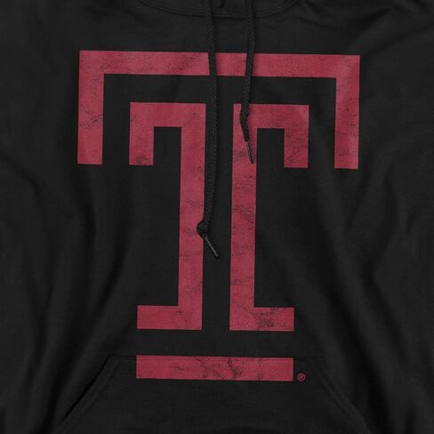 Temple University Official Distressed Primary Unisex Adult Pull-Over Hoodie in Saudi Arabia