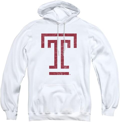 Temple University Official Distressed Primary Unisex Adult Pull-Over Hoodie in Saudi Arabia
